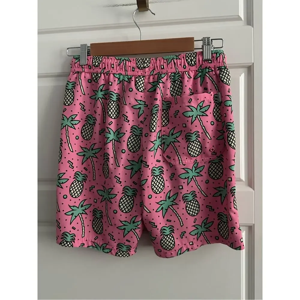 Maamgic 10/12 Boys BeachBlissII Kids Pineapple Swim Trunks Beach Resortwear